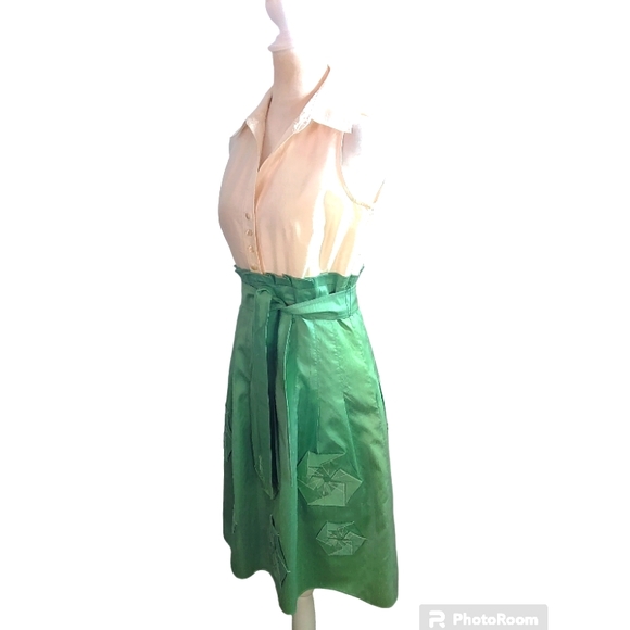 Kay Unger New York Women's 100% Silk Dress Perfect for Spring Size 4 - Picture 2 of 13